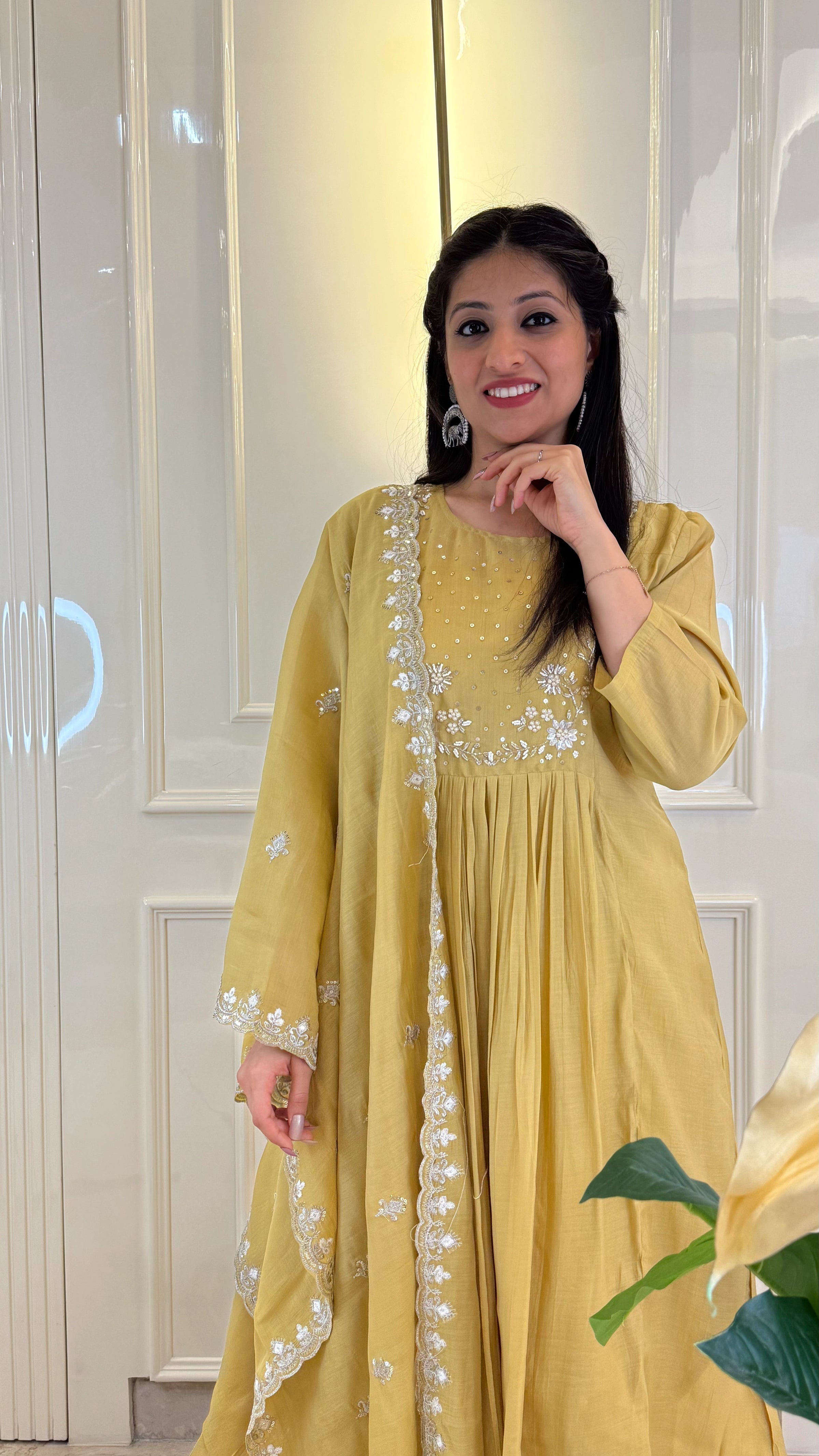 Yellow Wedding Collection Dupatta Set