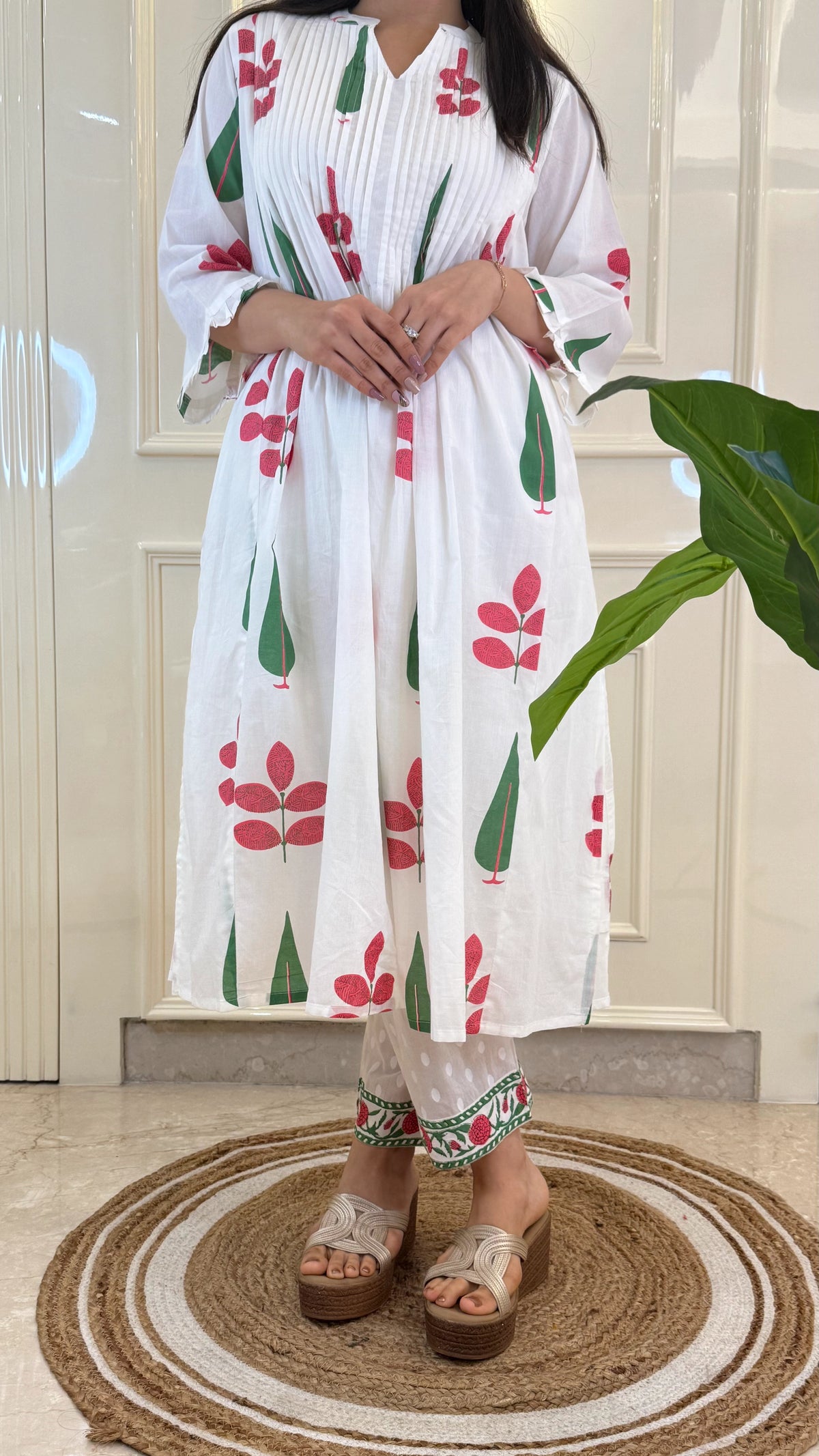 Celebrity Style Boho Red Set