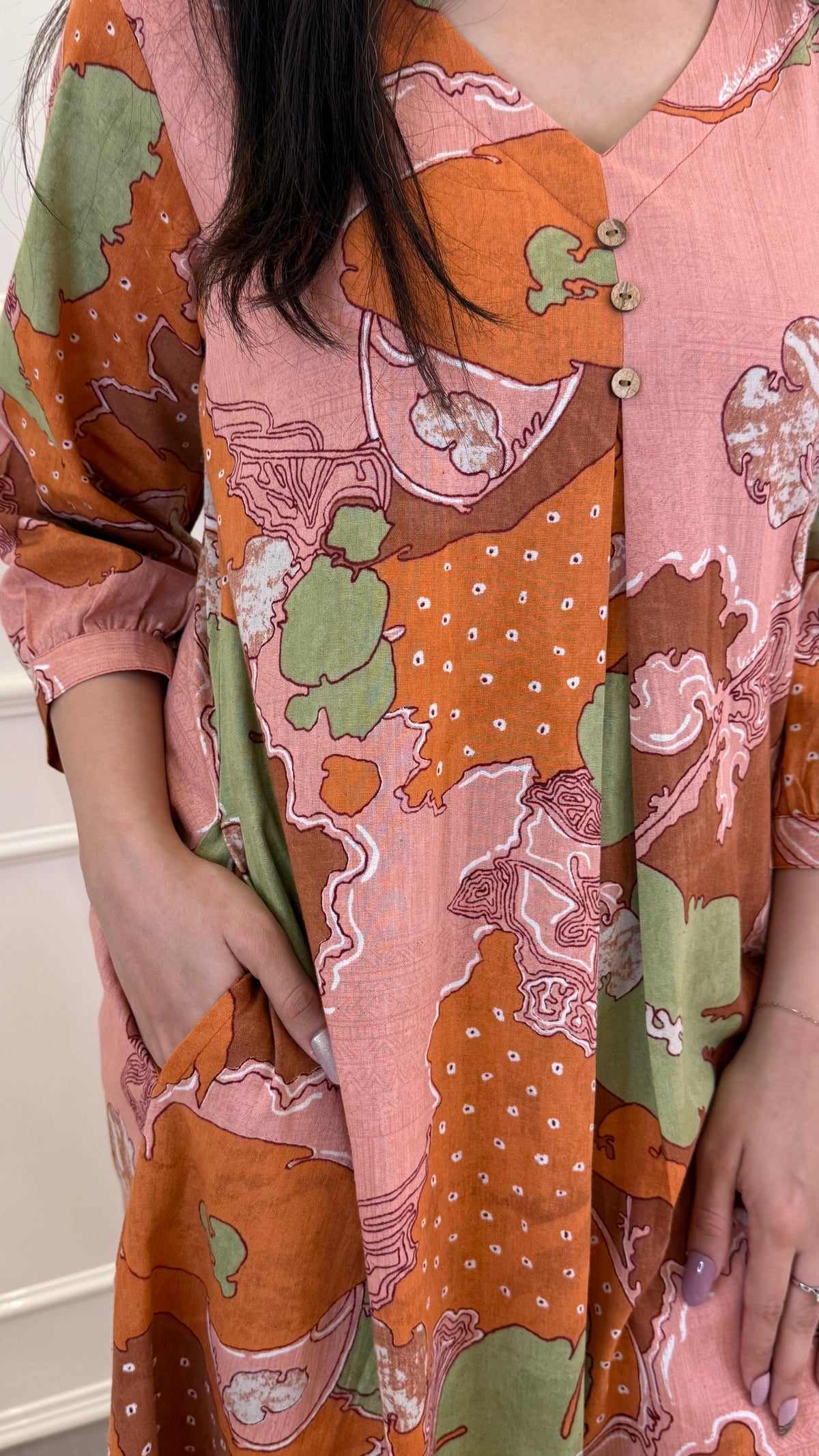 Pastel Aline Kurti Pant Cords Set