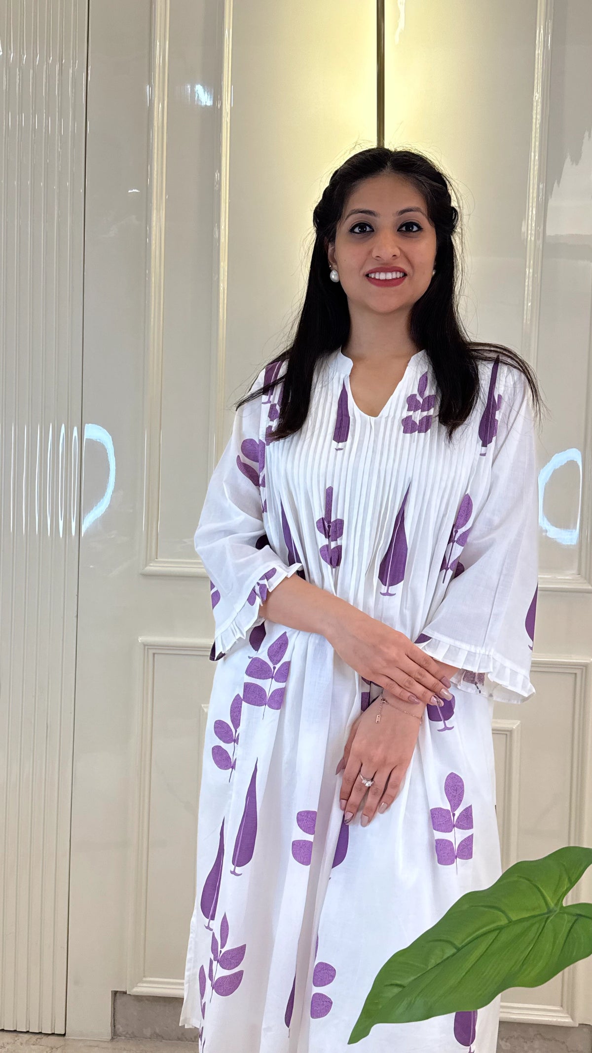 Celebrity Style Boho Purple Set