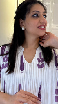 Celebrity Style Boho Purple Set