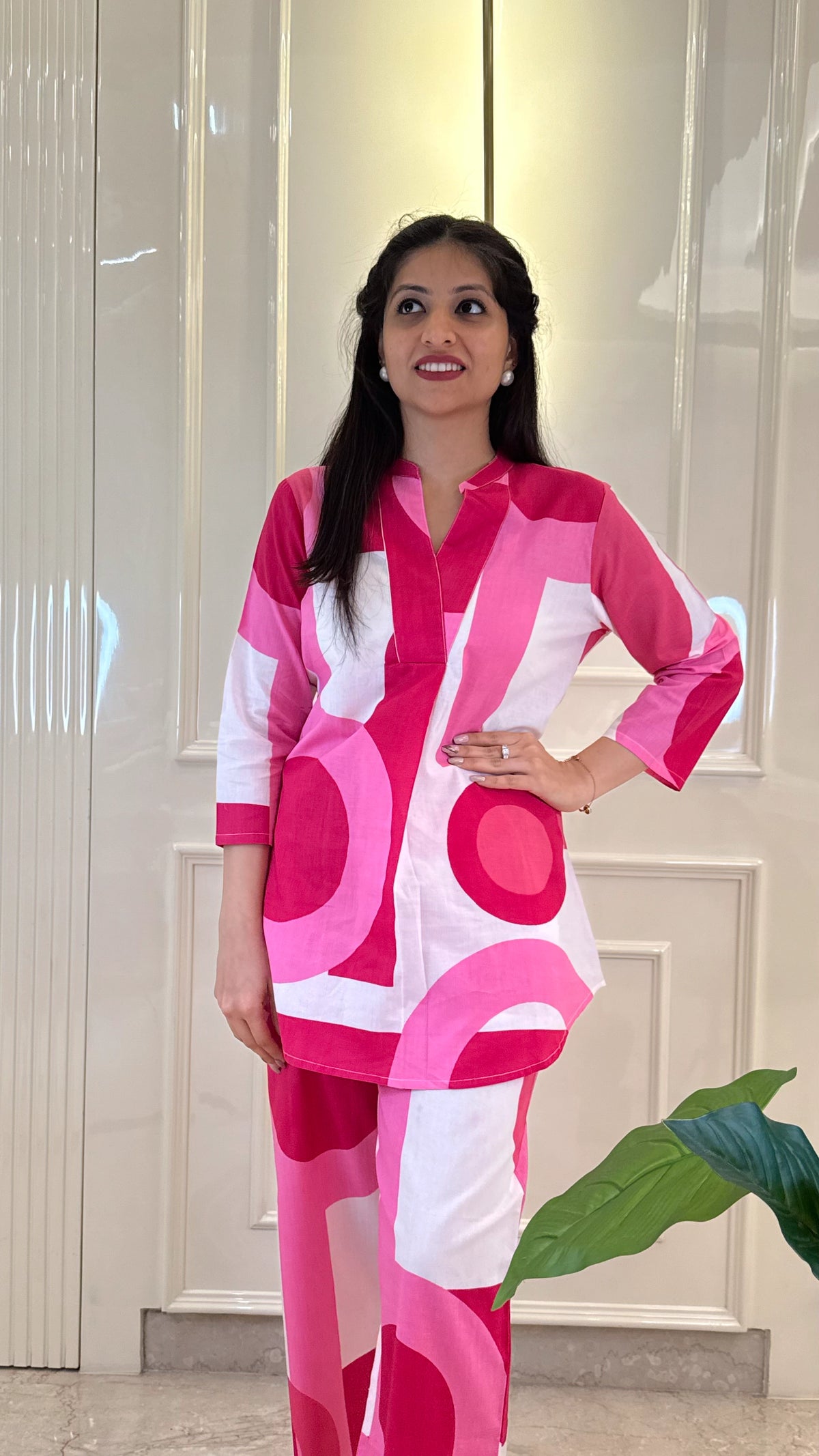 Pink Geometic Cool Cords